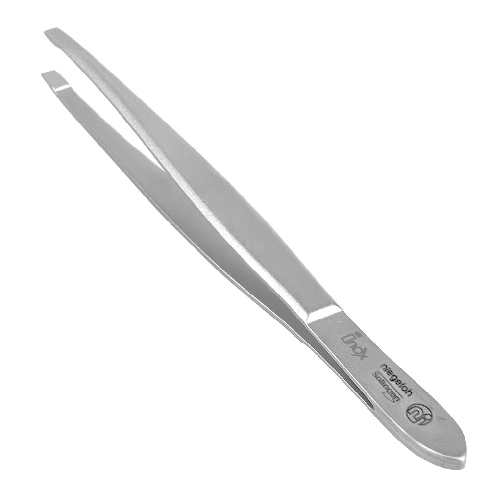 Pinzette, gerade, rostfrei, Inox, 9 cm