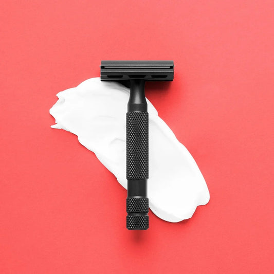 Rockwell - 6S Rasierhobel aus Edelstahl - schwarz – Länge 9,5 cm