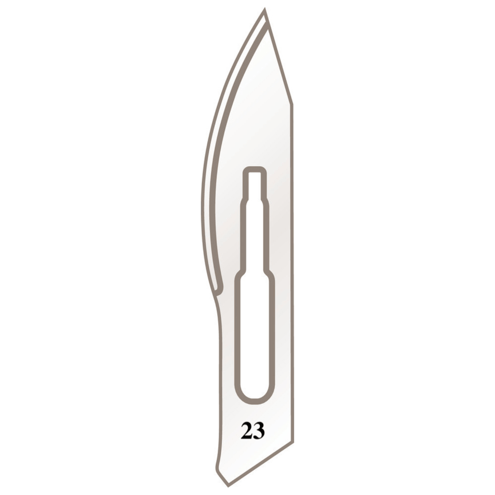 Skalpellhalter Klingen Nr. 23 für Griff Nr. 4