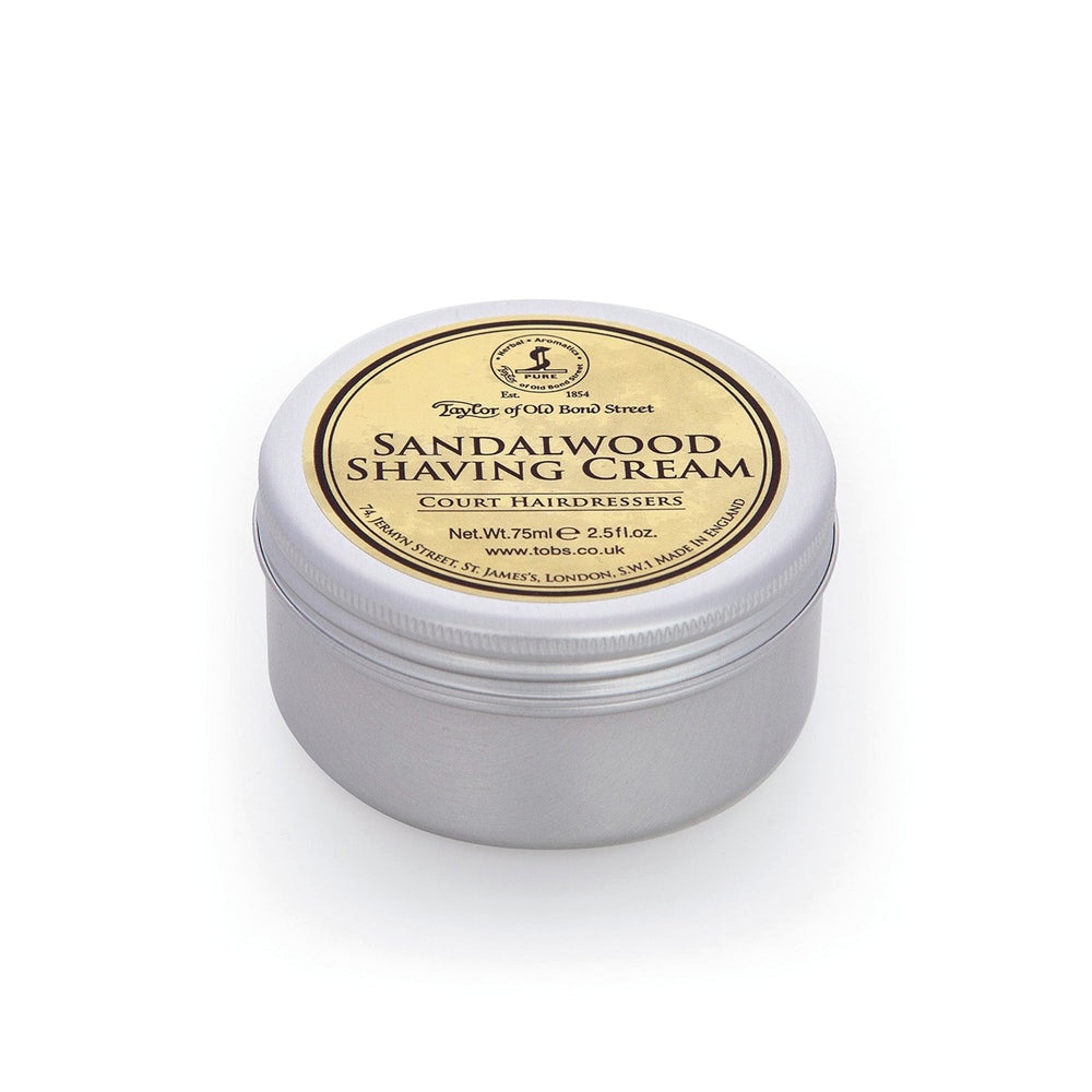 Taylor of Old Bond Street Sandalwood Rasiercreme Bowl 75 ml