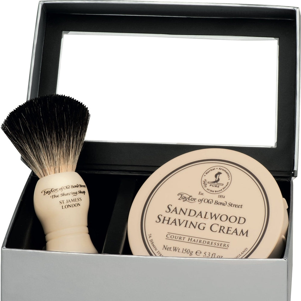 Taylor of Old Bond Street Sandalwood Rasierset Geschenkbox 150 g