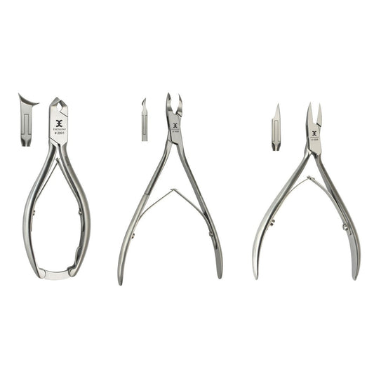 Podologie Starter Set mit Instrumenten aus rostfreiem Edelstahl