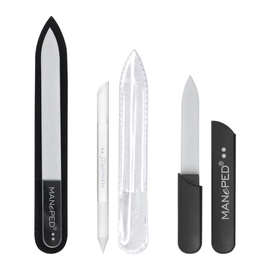 Glasnagelfeilen - 3er-Set/Made in EU