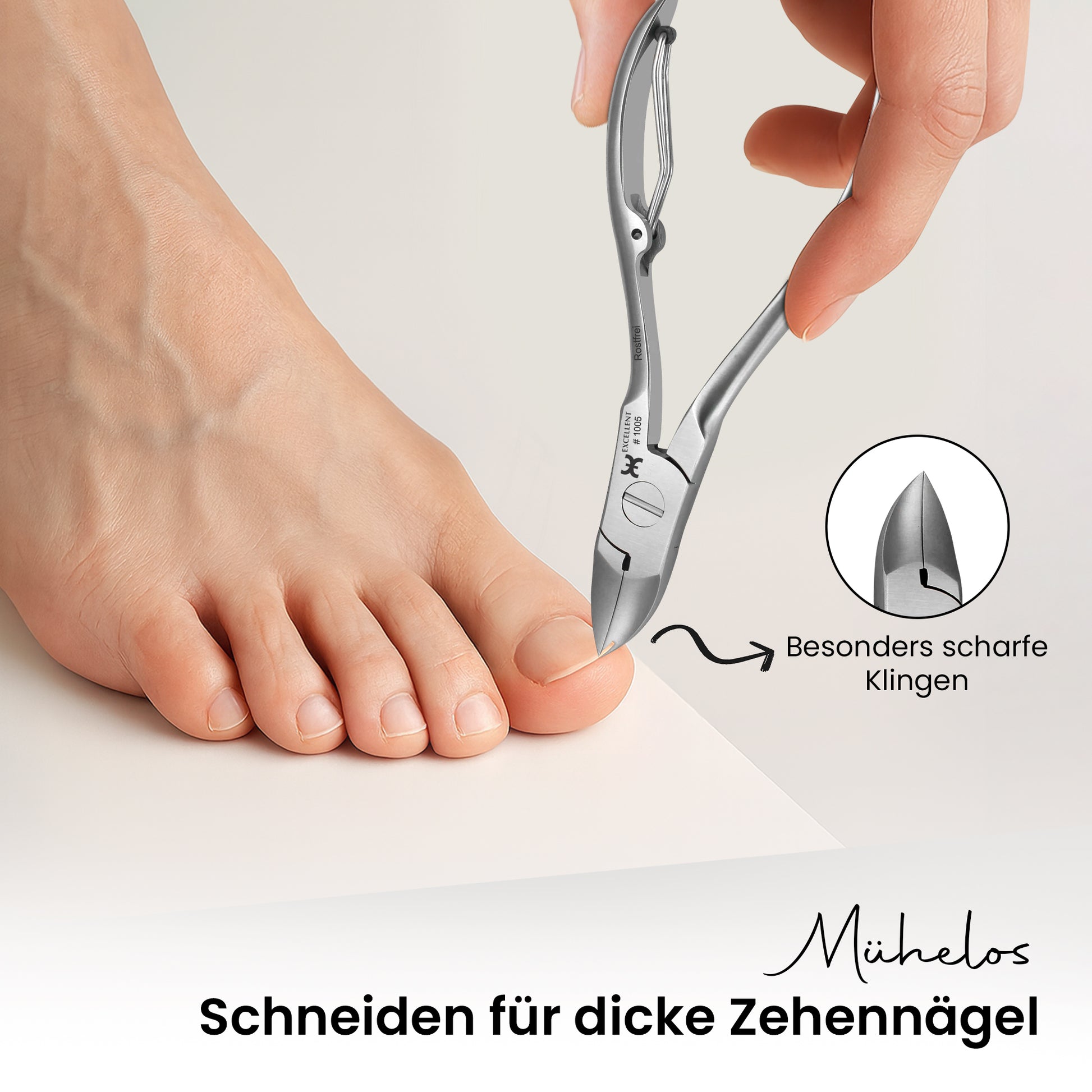 Nagelzange am Fussnagel
