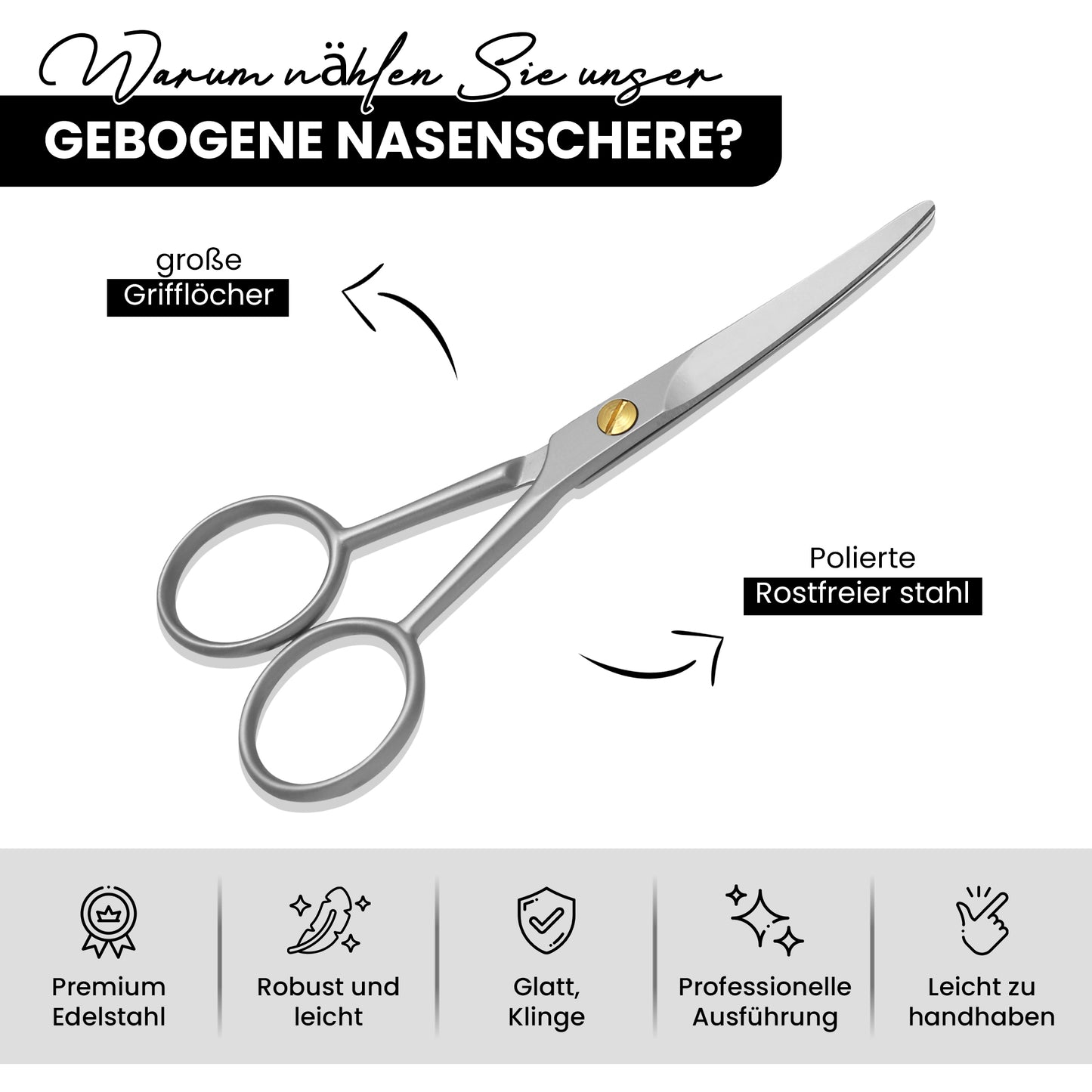 Nasen- und Ohrhaarschere