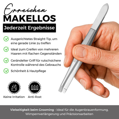 Cilienpinzette - gerade Spitzenform