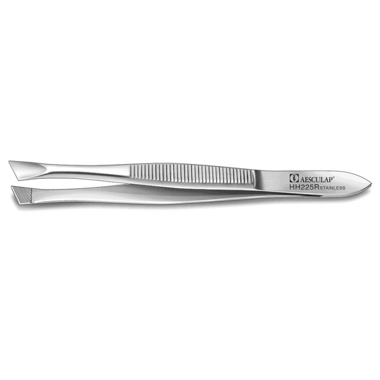 AESCULAP Pinzette abgeschrägt 9 cm HH225R – Edelstahl rostfrei