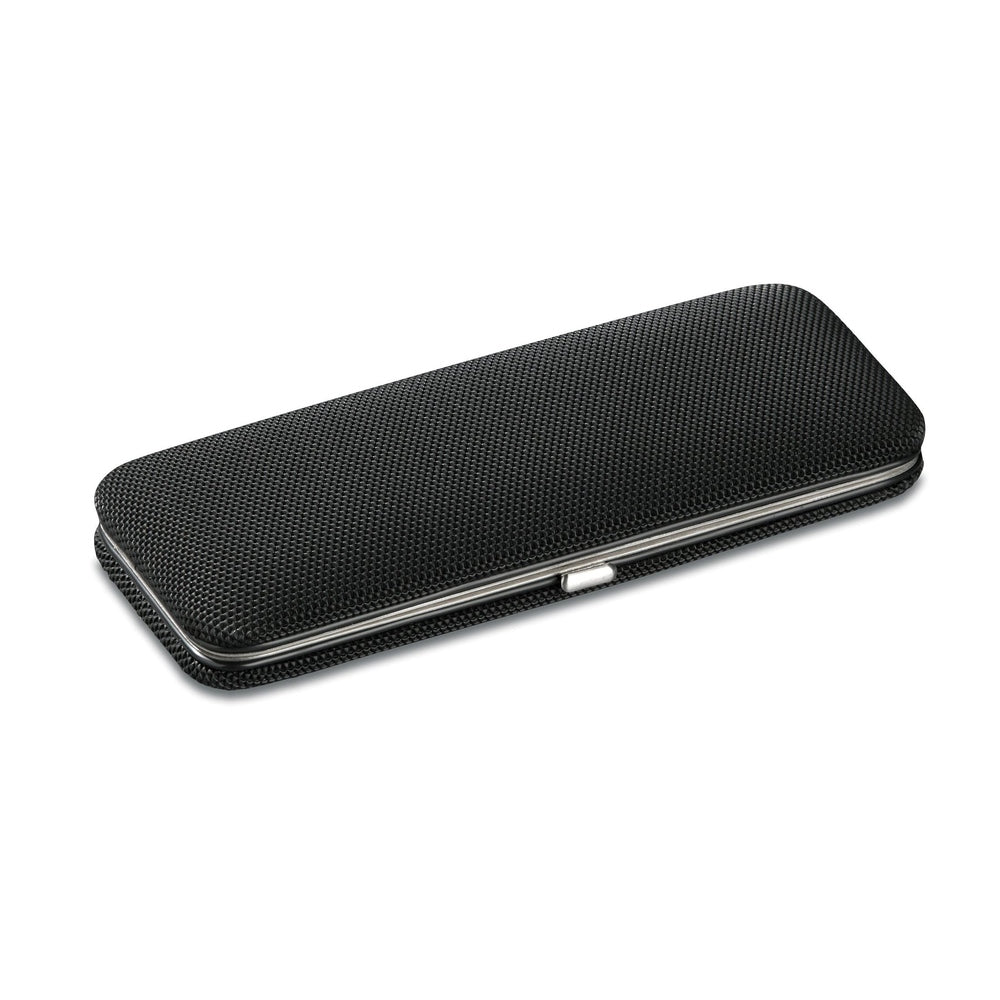 DREITURM Maniküre-Etuis – Maniküre Etui Made in Solingen - 5-teilig - Modell BLACK TEX