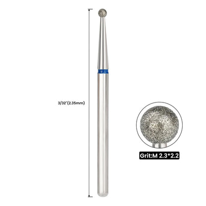 Diamantfräser Kugelform für Maniküre