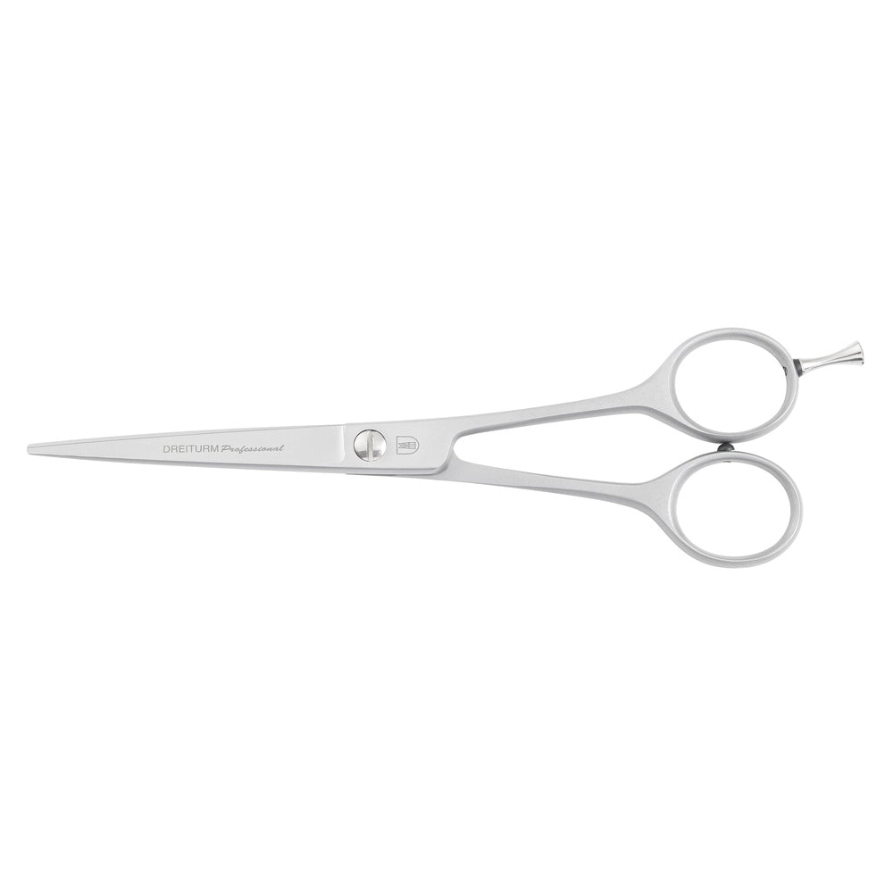 Dreiturm Haarschere Micro inox matt mit Haken 6,5 Zoll