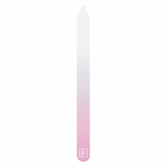 ERBE-GLASFEILE"SOFT-TOUCH PASTELL"ROSA MM 140x3,ZWEISEITIG,BOX ROSA