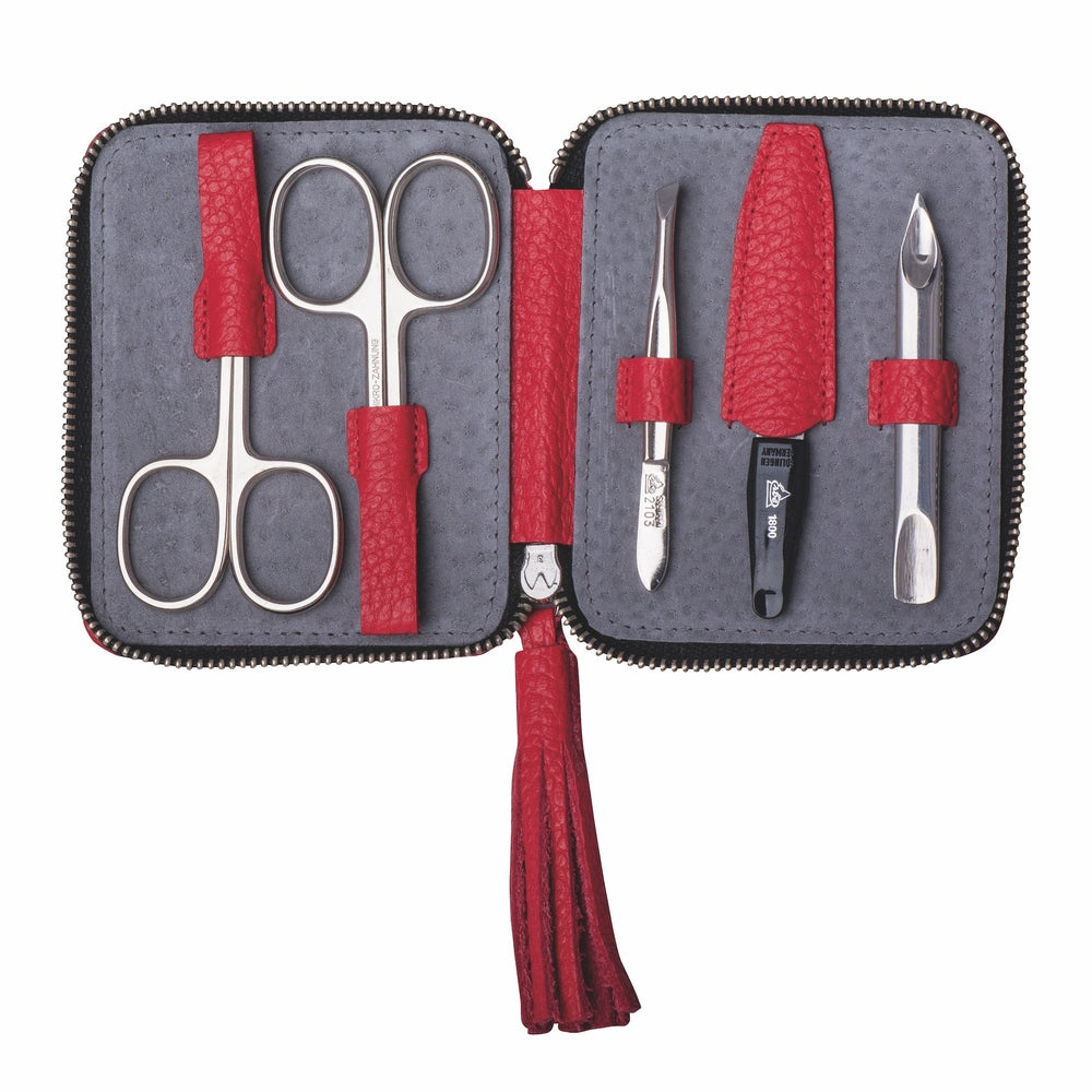 ERBE-MANICURE RV-ETUI DUNKELBLAU 5-TLG SERIE "TIVOLI"