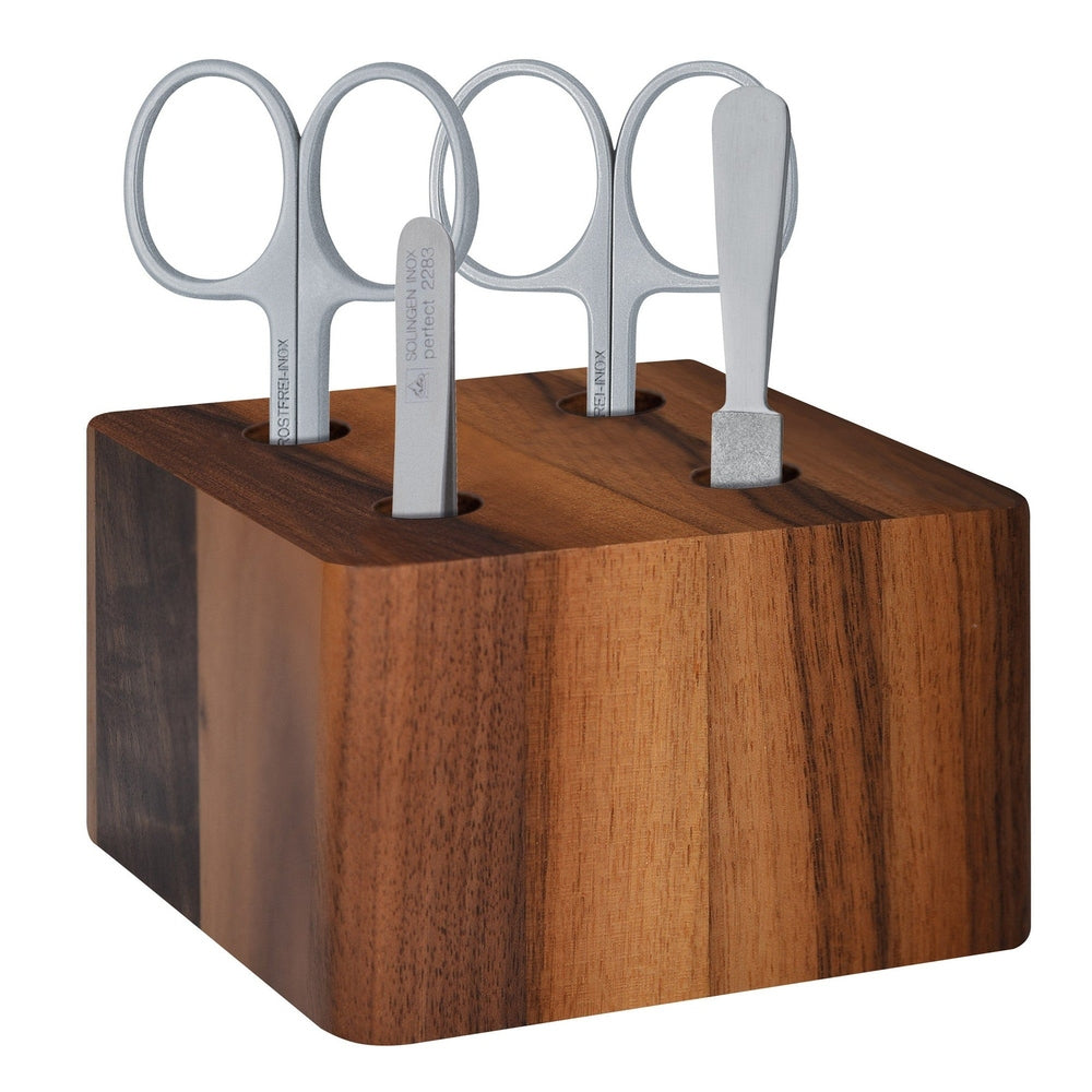Erbe Holzblock 4-teilig inox