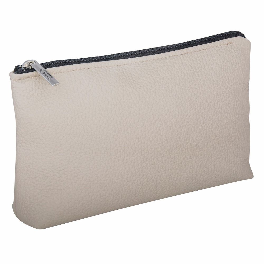 Erbe Leder-Kosmetiktasche Beige