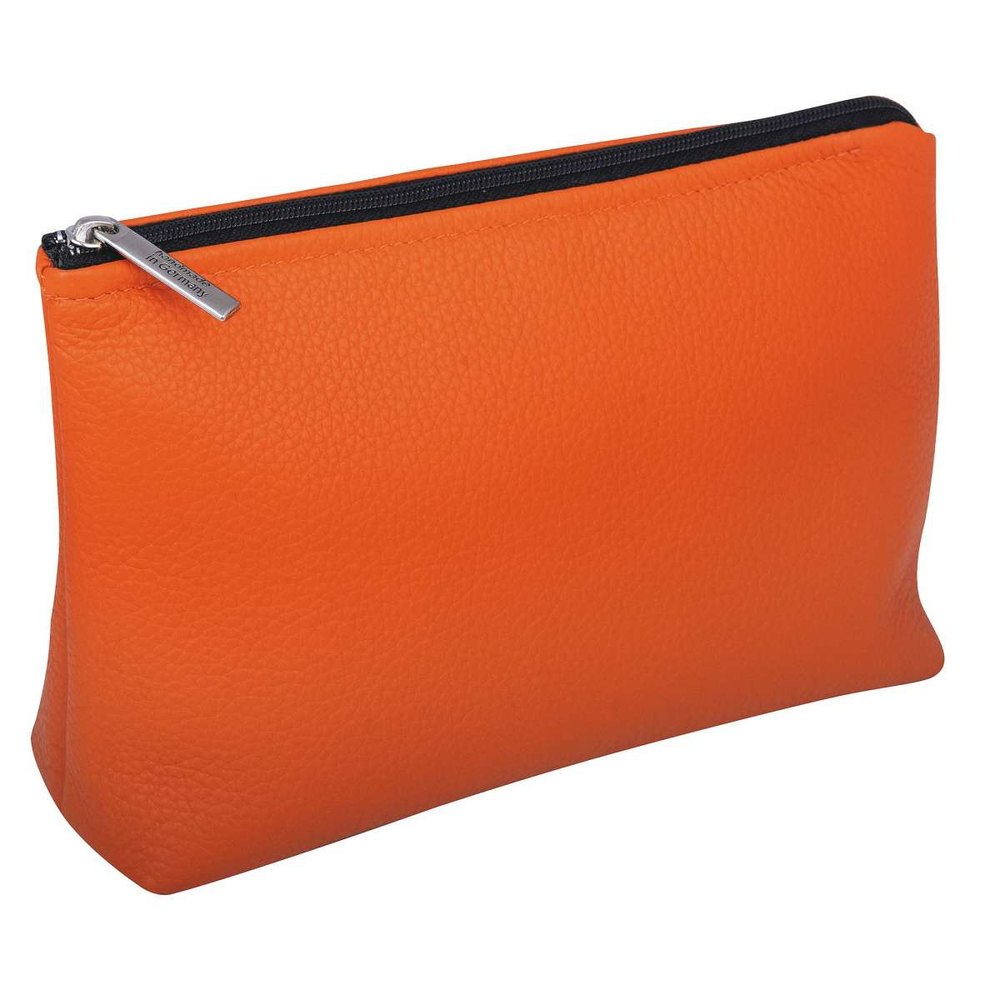 Erbe Lederkosmetiktasche Orange