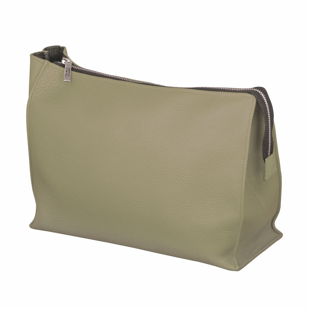 Erbe Lederkulturtasche Olive