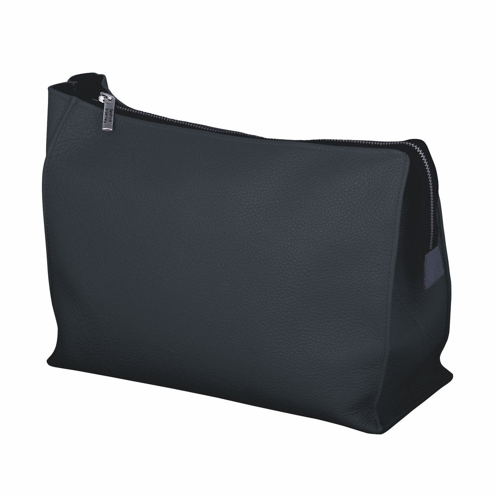 Erbe Lederkulturtasche Schwarz