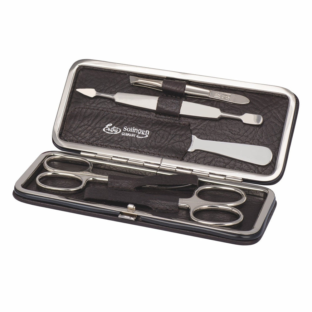Erbe Manicure Buegeletui Braun 5-teilig