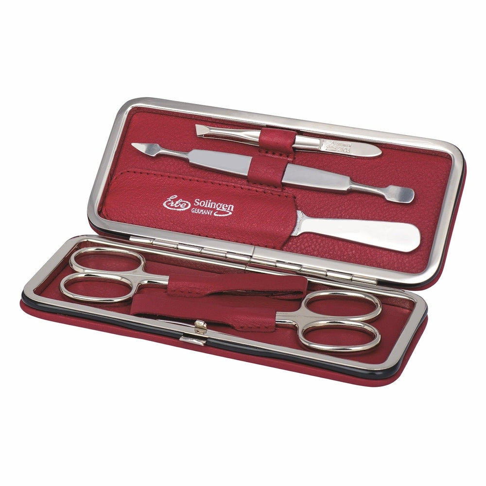 Erbe Manicure Buegeletui Rot 5-teilig
