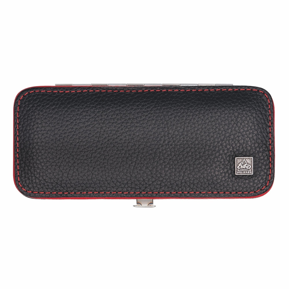 Erbe Manicure Buegeletui inox Schwarz Rot Colorado
