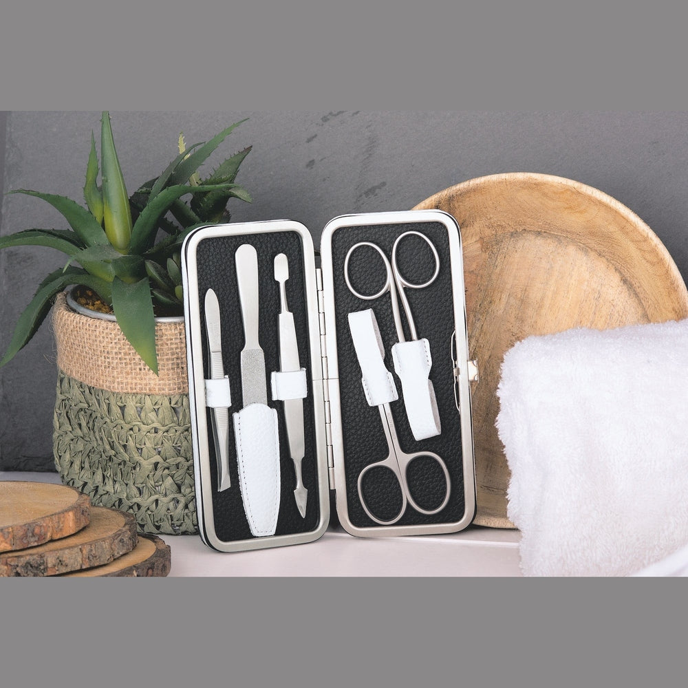 Erbe Manicure Buegeletui inox Schwarz Weiss Colorado