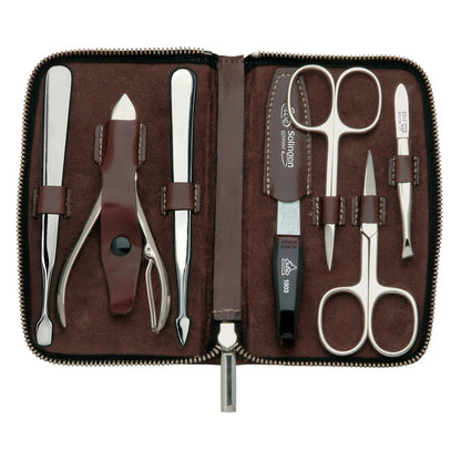 Erbe Manicure Etui 7-teilig Braun