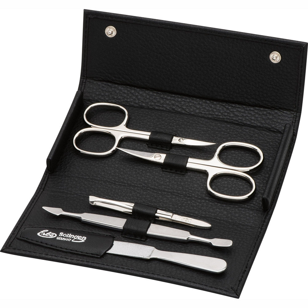 Erbe Manicure Etui Dk Schwarz, 5-TLG