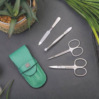 Erbe Manicure Stecketui inox Hellgrün Nagel- & Hautschere