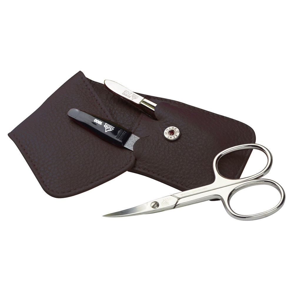 Erbe Manicure Taschenetui Braun III