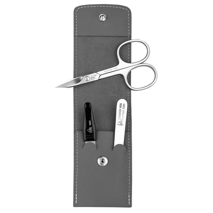 Erbe Manicure Taschenetui inox Grau Travel 3-teilig