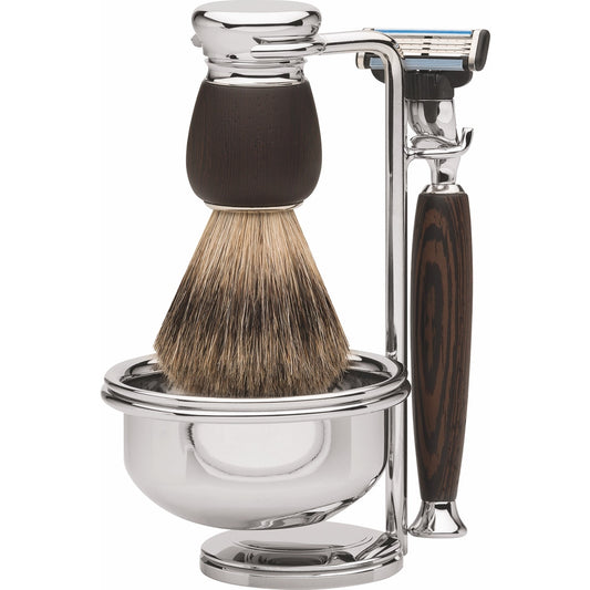 Erbe Rasiergarnitur Gillette MACH3 4-TLG Dachshaar