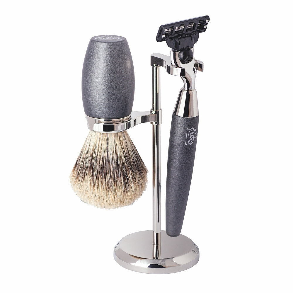 Erbe Rasiergarnitur Gillette MACH3 Stone Edelharz