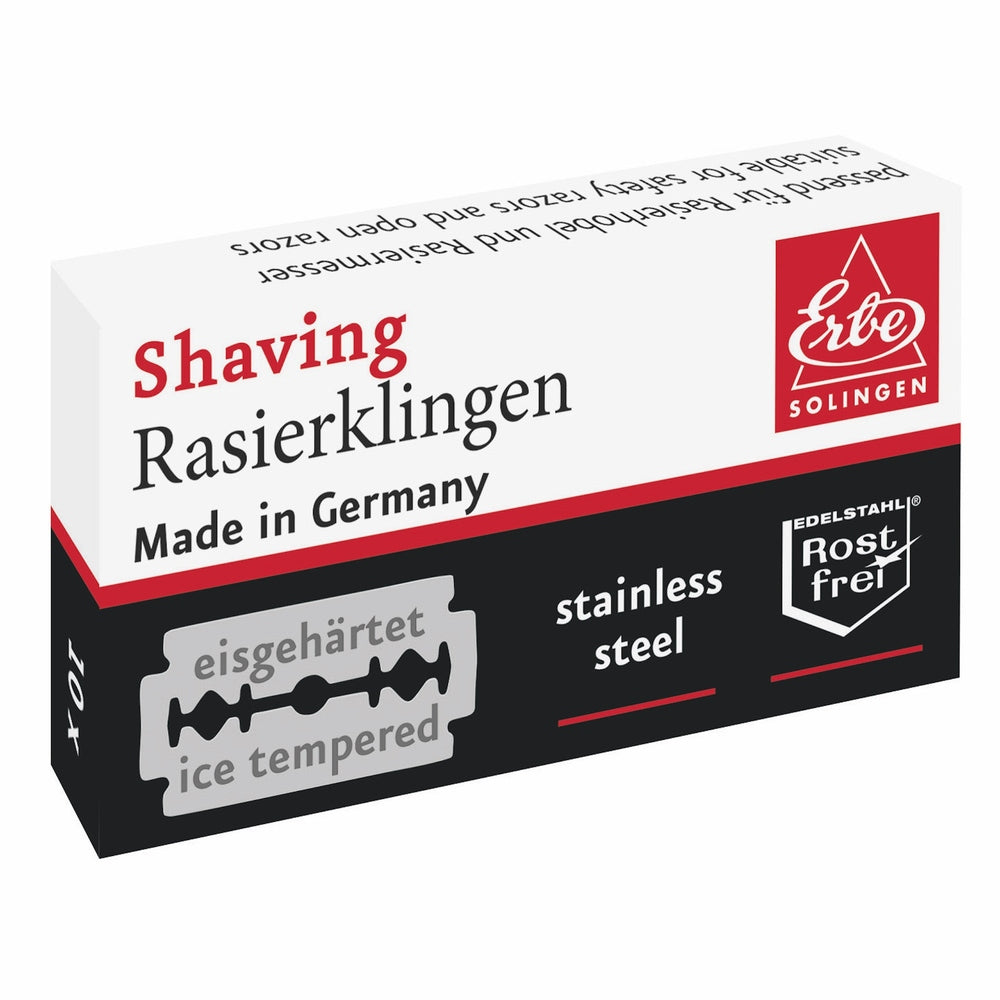 Erbe Rasierklingen Tradition 10 Stueck Edelstahl Rostfrei