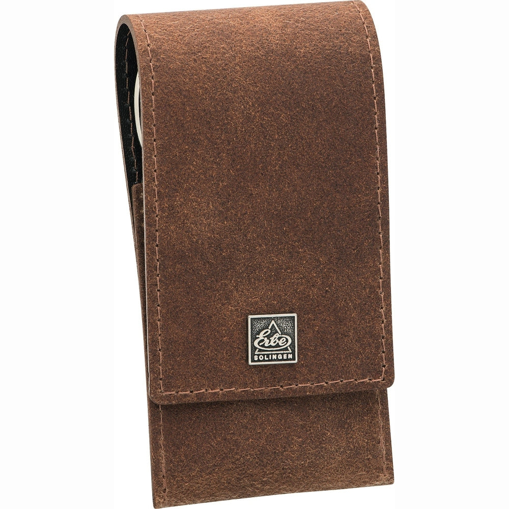 Erbe Taschenetui inox 3-teilig Cognac