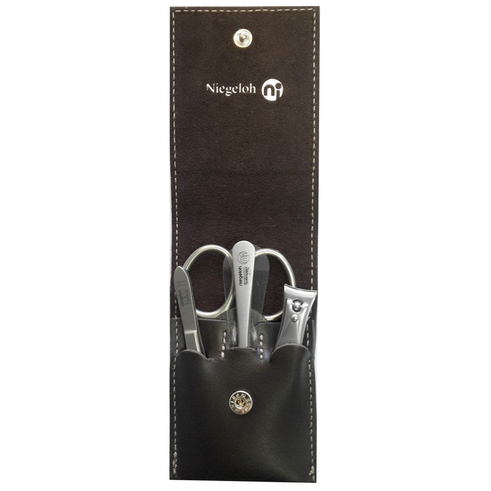 Etui Modell Glamorous Duo, chocolat - Made in Solingen