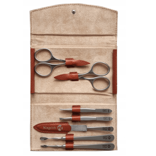 Etui Modell Manhattan L Cognac - Made in Solingen