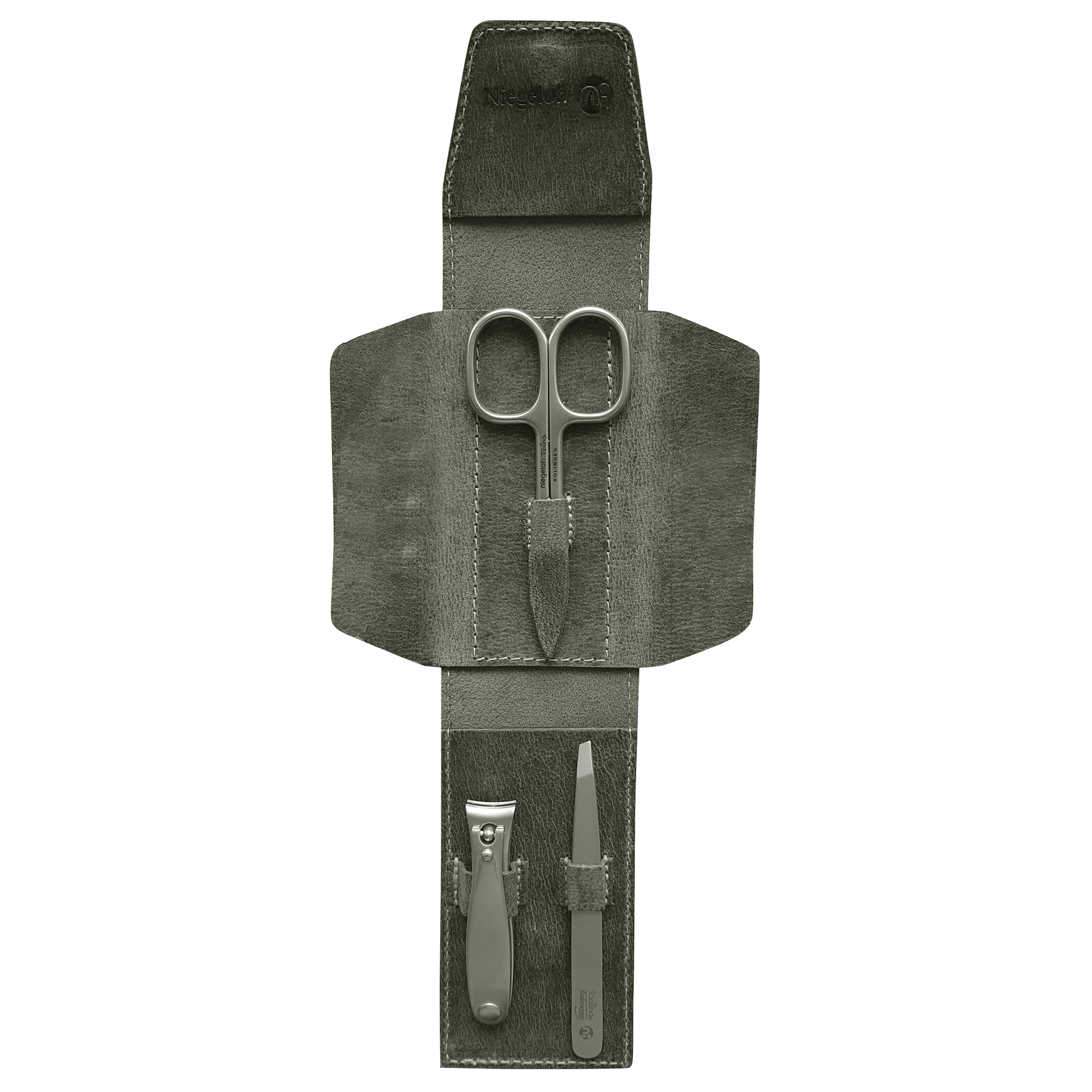 Etui Modell Texas S Grau - Made in Solingen