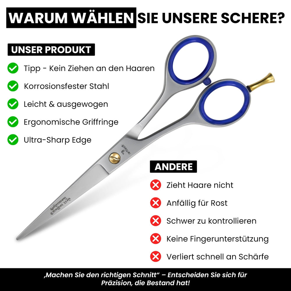 Haarschneideschere zum Zuhause schneiden