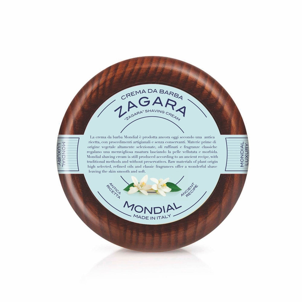 Mondial Shaving Cream Holztiegel Zagara 140 ml