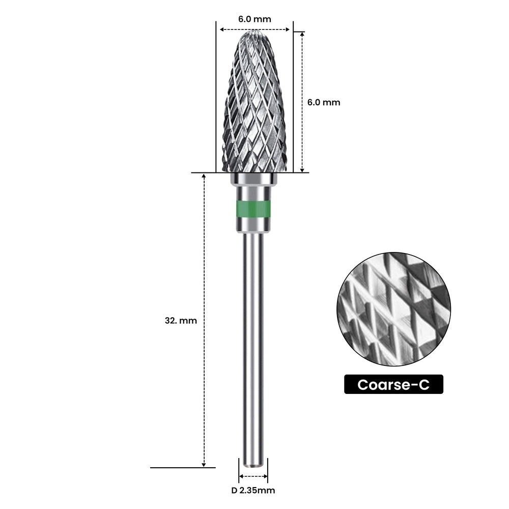 Nagelfräser Bit Hartmetall Coarse-C