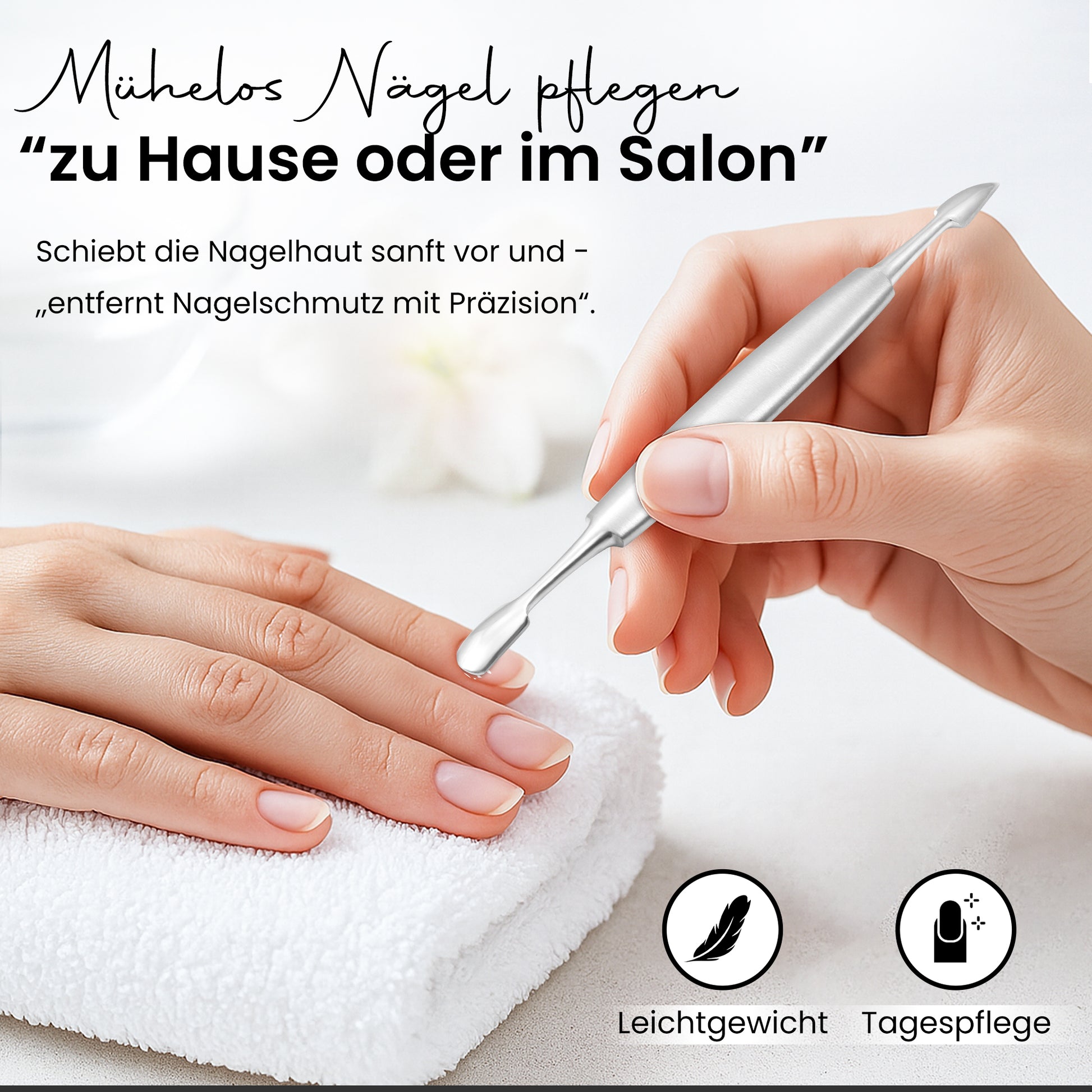 Nagelreiniger und Nagelpusher - doppelseitig
