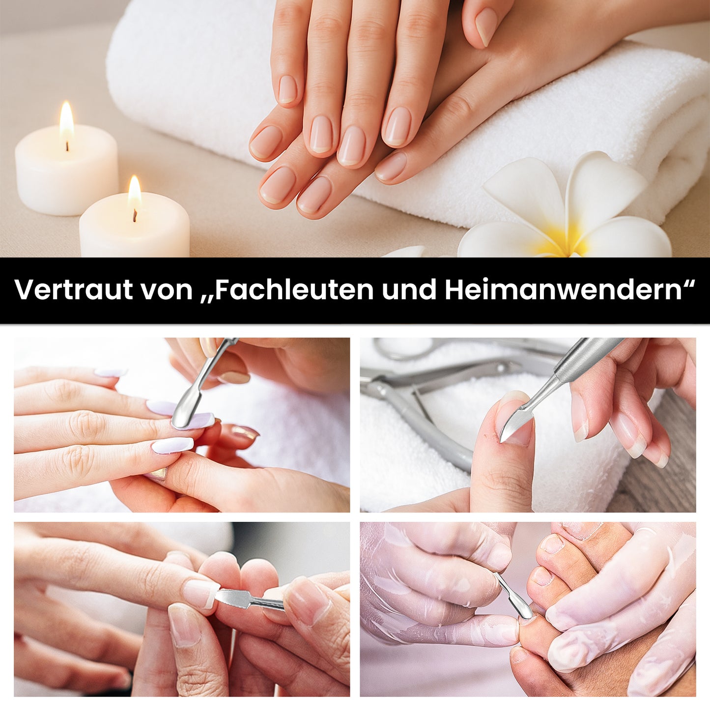 Nagelreiniger und Nagelpusher - doppelseitig
