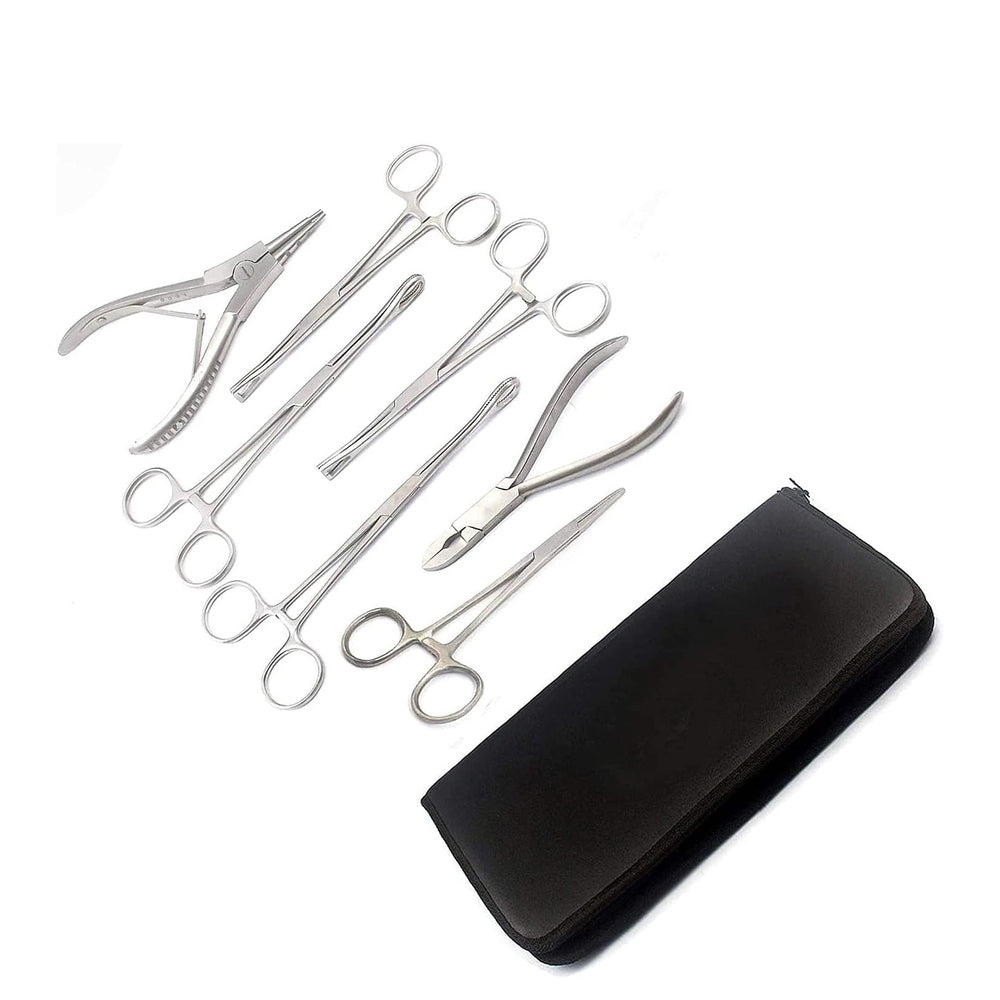 Piercing Zangen & Klemmen Set