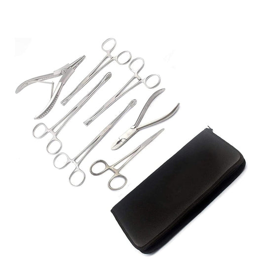 Piercing Zangen & Klemmen Set