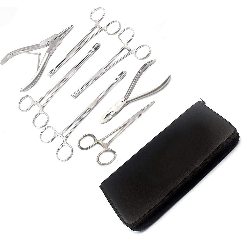 Piercing Zangen & Klemmen Set