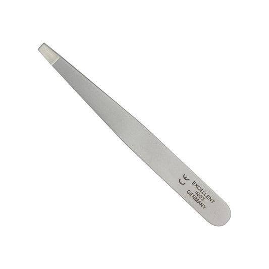 Pinzette, schräge Spitze, 9.5 cm