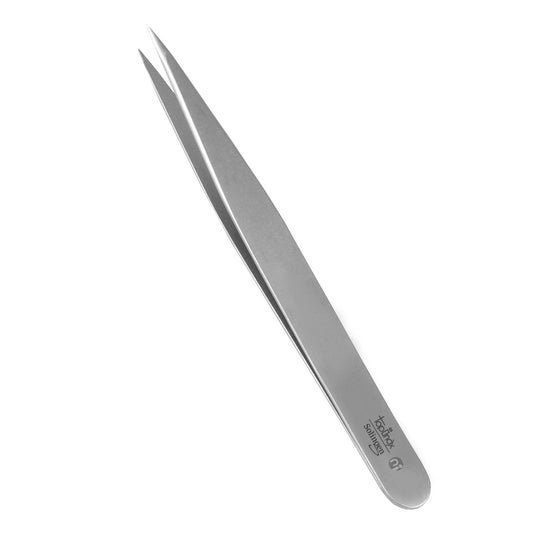 Pinzette, spitz, rostfrei, TopInox, 11 cm