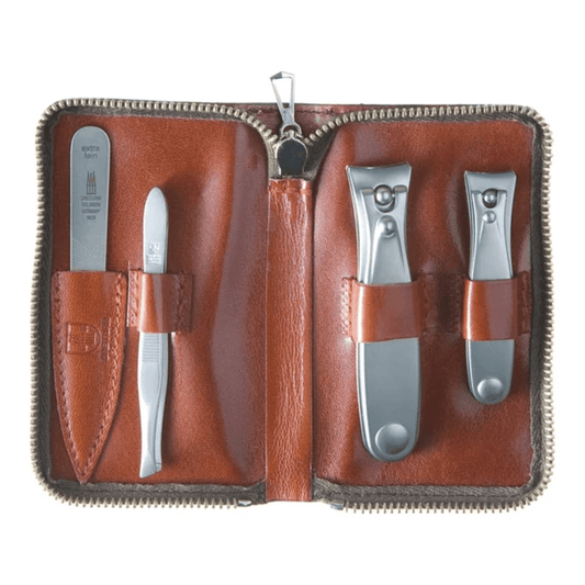Premium Made in Solingen Echtleder-Etui - Modell Whisky
