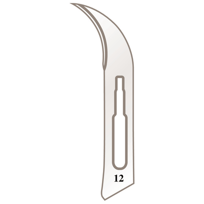 Skalpellhalter Klingen Nr. 12 für Griff Nr. 3