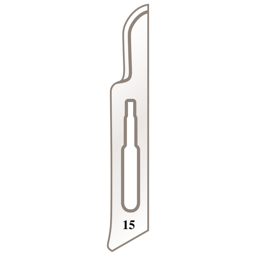 Skalpellhalter Klingen Nr. 15 für Griff Nr. 3